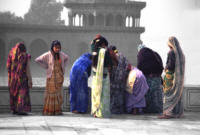 Indian Ladies at the Taj Mahal, India